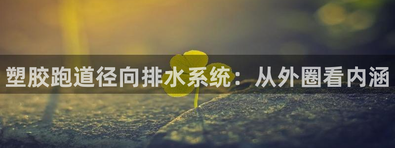 尊龙凯时d5138：塑胶跑道径向排水系统：从外圈看内涵