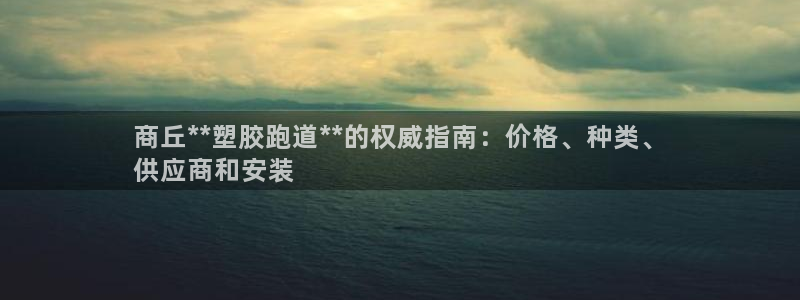 尊龙凯时的最新消息：商丘**塑胶跑道**的权威指南：价格、种类、
供应商和安装