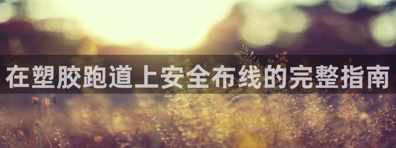 尊龙-人生就是博：在塑胶跑道上安全布线的完整指南