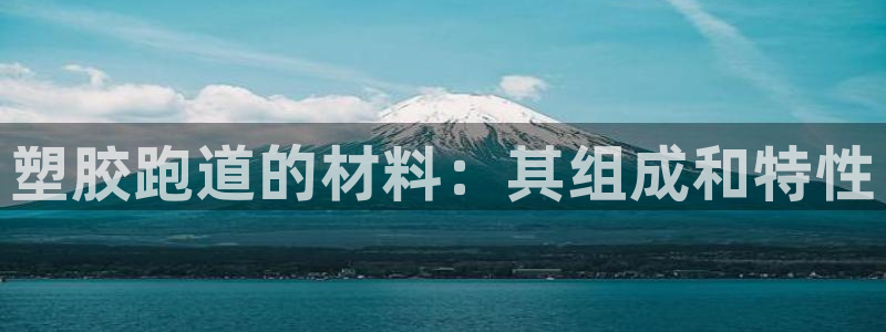 agz6尊龙凯时集团：塑胶跑道的材料：其组成和特性