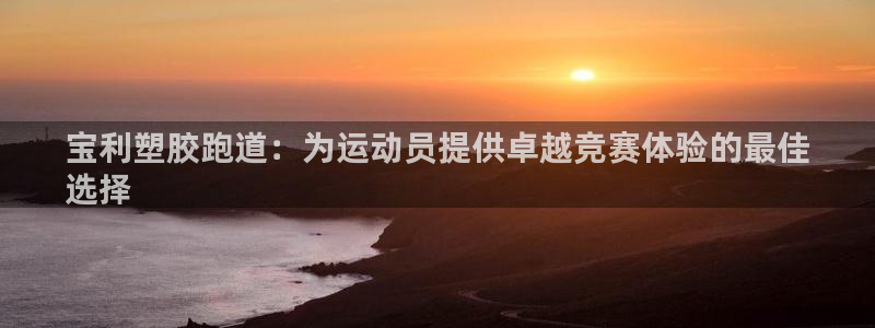 尊龙AG旗舰店：宝利塑胶跑道：为运动员提供卓越竞赛体