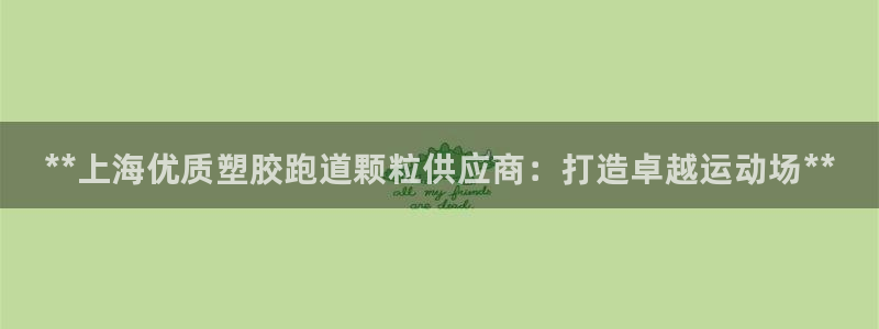 尊龙新版人生就是博!：**上海优质塑胶跑道颗粒供应商：打造卓